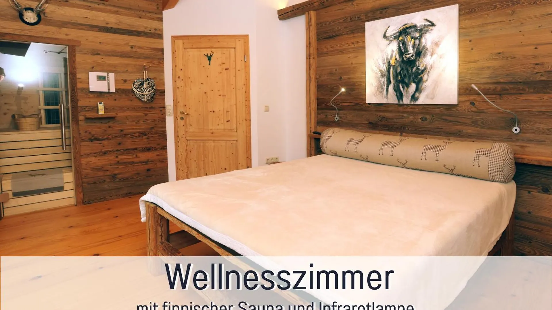 Ferienhaus Birkenoase - Sauna- Terrasse-Drei Schlafzimmer Bad Heilbrunn Holiday home